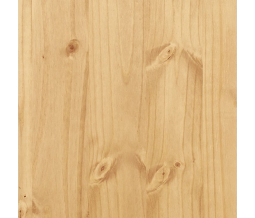 Cómoda cajonera Corona madera maciza de pino 80x43x91 cm