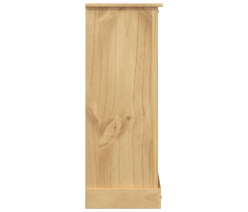 Cómoda cajonera Corona madera maciza de pino 80x43x114 cm