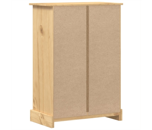 Cómoda cajonera Corona madera maciza de pino 80x43x114 cm