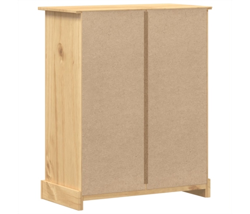 Cómoda cajonera Corona madera maciza de pino 92x48x120 cm