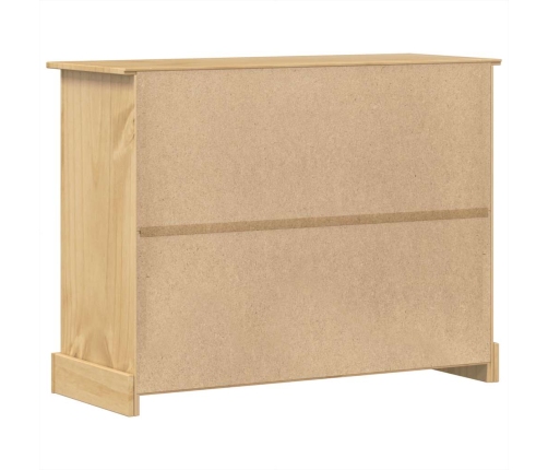 Cómoda cajonera Corona madera maciza de pino 112x48x91 cm