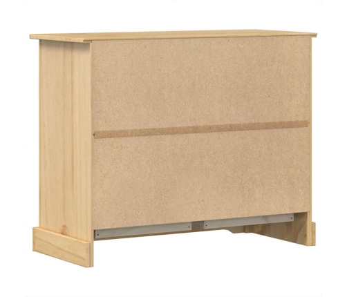 Cómoda cajonera Corona madera maciza de pino 101x45x82 cm