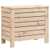 Juego de sofás de jardín 7 piezas madera maciza de pino