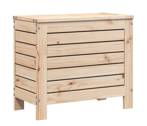Juego de sofás de jardín 7 piezas madera maciza de pino