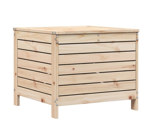 Juego de sofás de jardín 7 piezas madera maciza de pino