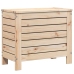 Juego de sofás de jardín 7 piezas madera maciza de pino
