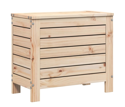 Juego de sofás de jardín 7 piezas madera maciza de pino