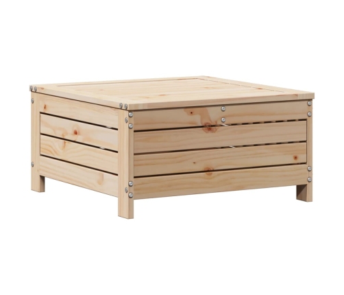 Muebles de jardín 8 pzas y cojines madera maciza pino