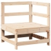 Juego de muebles de jardín 7 piezas madera maciza de pino