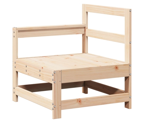 Juego de muebles de jardín 7 piezas madera maciza de pino