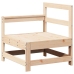 Juego de muebles de jardín 7 piezas madera maciza de pino