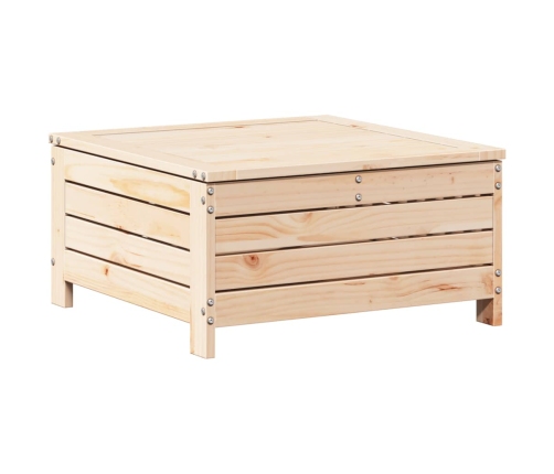 Juego de muebles de jardín 7 piezas madera maciza de pino