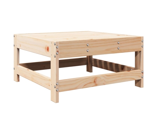 Juego de muebles de jardín 7 piezas madera maciza de pino