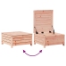 Juego de muebles de jardín 7 pzas madera maciza abeto Douglas