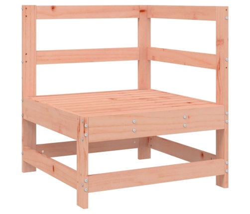 Juego de sofás de jardín 10 pzas madera maciza de abeto Douglas