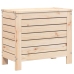 Juego de sofás de jardín 9 pzas madera maciza de pino