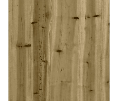 Juego de sofás de jardín 6 piezas madera de pino impregnada