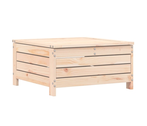 Juego de sofás de jardín 6 piezas madera maciza de pino