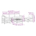 Set muebles jardín 6 pzas con cojines madera maciza pino blanco