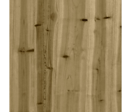 Juego de sofás de jardín 3 piezas madera de pino impregnada
