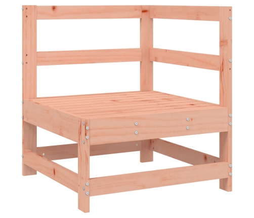 Juego de sofás de jardín 6 pzas madera maciza de abeto Douglas