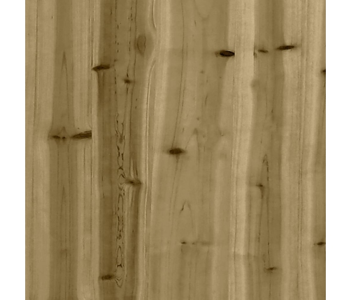 Juego de sofás de jardín 6 piezas madera de pino impregnada
