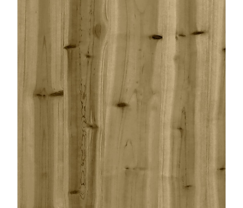 Juego de sofás de jardín 5 piezas madera de pino impregnada