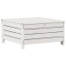 Set muebles jardín 6 pzas con cojines madera maciza pino blanco