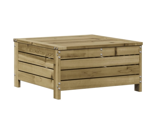 Juego de muebles jardín 5 pzas y cojines madera pino impregnada
