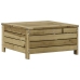 Juego de muebles jardín 7 pzas y cojines madera pino impregnada
