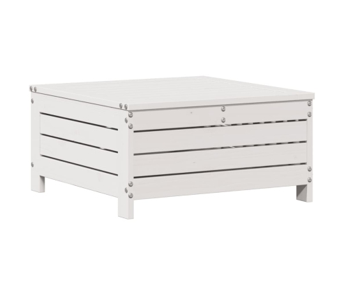 Set muebles jardín 6 pzas con cojines madera maciza pino blanco