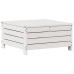 Set muebles jardín 6 pzas con cojines madera maciza pino blanco