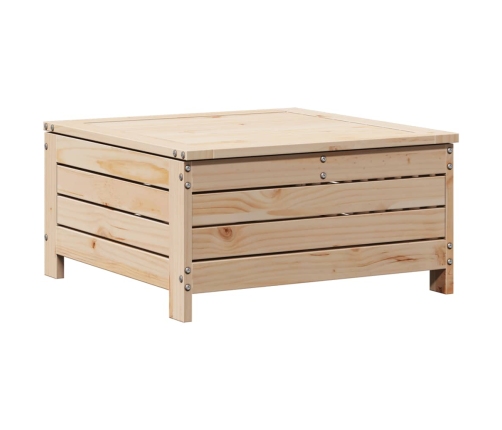Juego de sofás de jardín 7 piezas madera maciza de pino