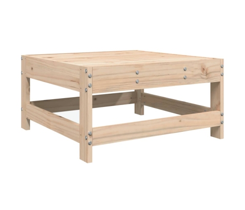 Juego de sofás de jardín 7 piezas madera maciza de pino