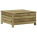 Juego de muebles jardín 6 pzas y cojines madera pino impregnada