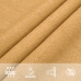 Toldo de vela cuadrado HDPE arena 160 g/m² 4x4 m