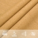 Toldo de vela cuadrado HDPE arena 160 g/m² 7x7 m