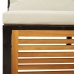 Set de sofás de jardín con cojines 6 pzas madera maciza acacia