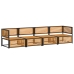 Set sofás de jardín con cojines 4 pzas madera maciza de acacia