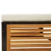 Set de sofás de jardín con cojines 7 pzas madera maciza acacia