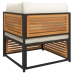 Set de sofás de jardín con cojines 7 pzas madera maciza acacia