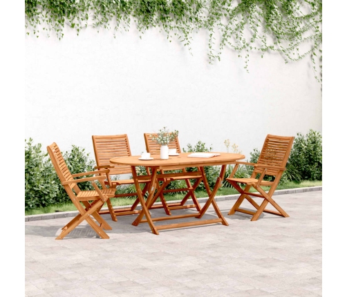 Sillas de jardín plegables 4 uds madera acacia 57x66x95 cm