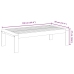 Set sofás de jardín con cojines 4 pzas madera maciza de acacia