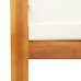Set de sofás de jardín con cojines 6 pzas madera maciza acacia
