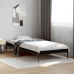 Estructura de cama madera de ingeniería y metal negro 90x200 cm