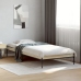 Estructura cama madera ingeniería metal roble Sonoma 90x200 cm