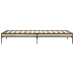 Estructura cama madera ingeniería metal roble Sonoma 90x200 cm