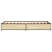 Estructura cama madera ingeniería metal roble Sonoma 75x190 cm