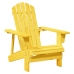 Silla Adirondack con otomana madera maciza de abeto amarillo