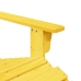 Silla Adirondack con otomana madera maciza de abeto amarillo